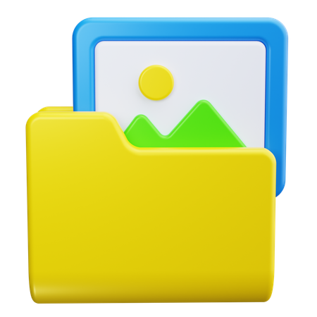 Carpeta de archivos  3D Icon