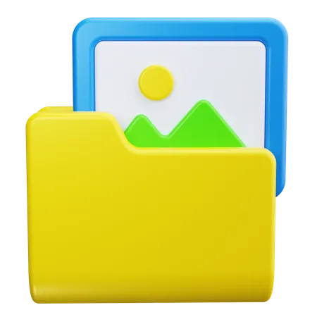 Carpeta de archivos  3D Icon