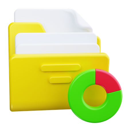 Carpeta de archivos  3D Icon