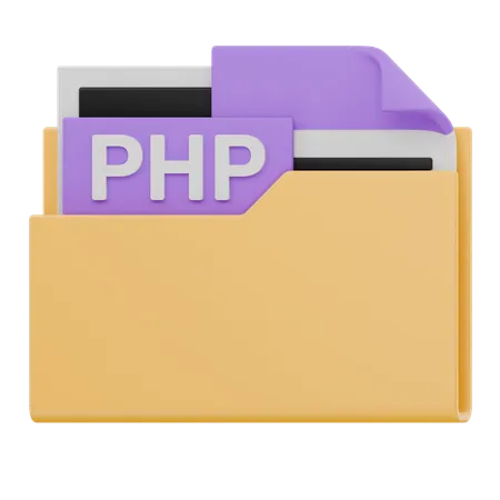 Carpeta de archivos PHP  3D Icon