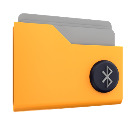 Carpeta bluetooth  3D Icon