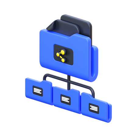 Compartir carpeta  3D Icon