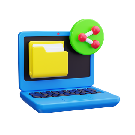 Carpeta compartida  3D Icon