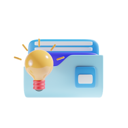 Carpeta creativa  3D Icon