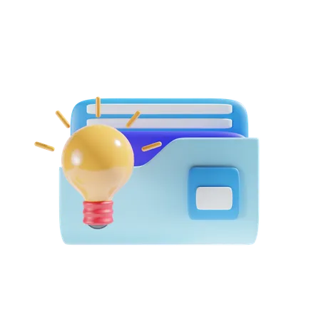 Carpeta creativa  3D Icon