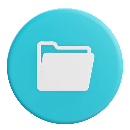 Carpeta de archivos  3D Icon