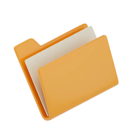 Carpeta de archivos  3D Icon