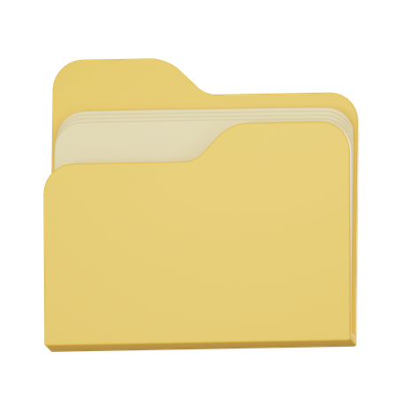 Carpeta de archivos  3D Icon