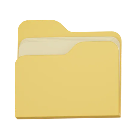 Carpeta de archivos  3D Icon