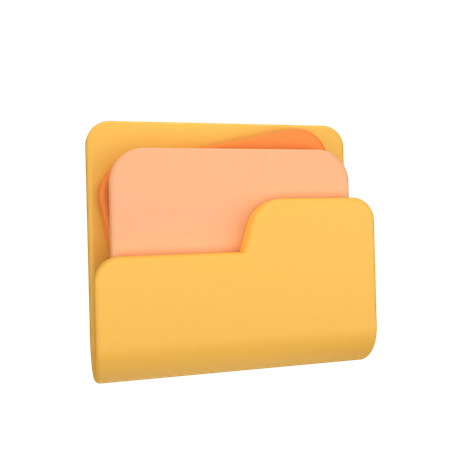 Carpeta de archivos  3D Icon