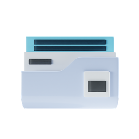 Carpeta de archivos  3D Icon