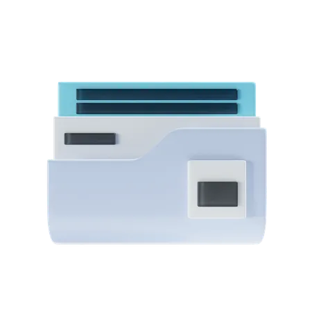 Carpeta de archivos  3D Icon