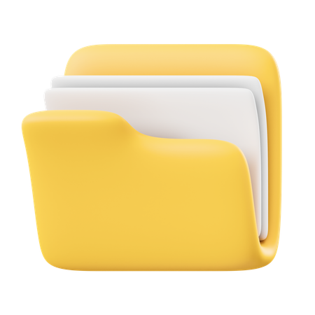 Carpeta de archivos  3D Icon