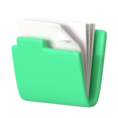 Carpeta de archivos  3D Icon