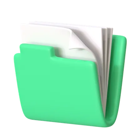 Carpeta de archivos  3D Icon