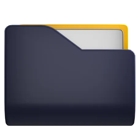 Carpeta de archivos  3D Icon