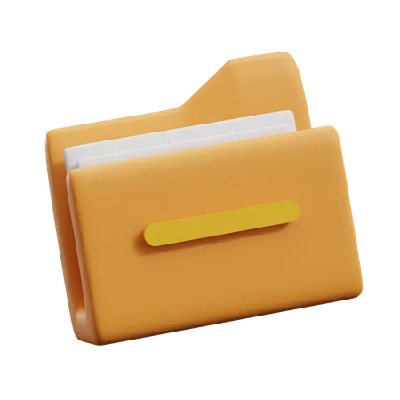 Carpeta de archivos  3D Icon