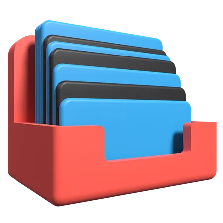 Carpeta de archivos  3D Illustration