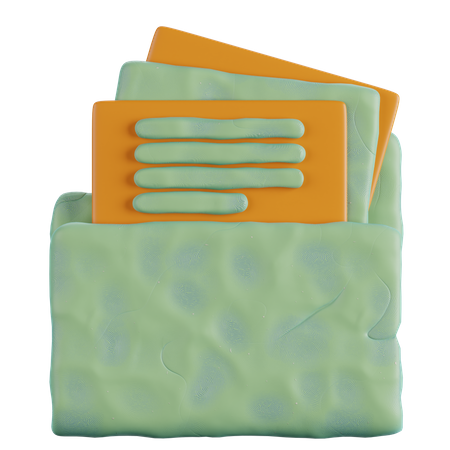 Carpeta de archivos  3D Icon