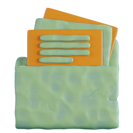 Carpeta de archivos  3D Icon