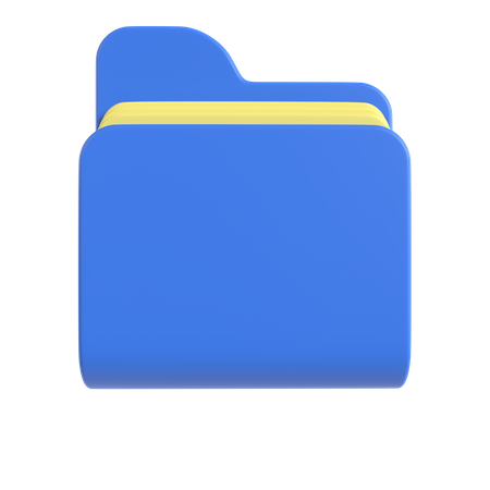 Carpeta de archivos  3D Icon