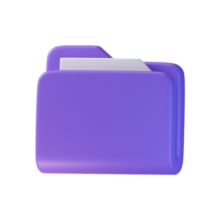 Carpeta de archivos  3D Icon