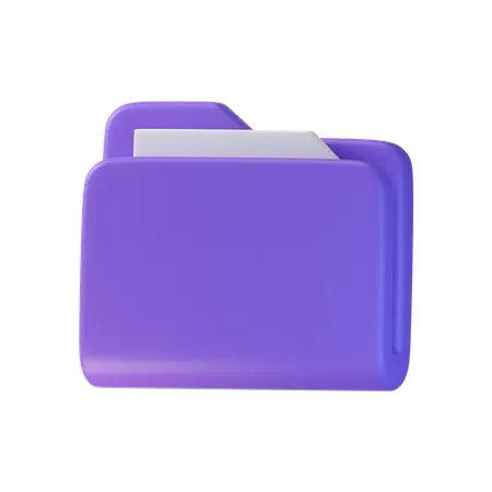 Carpeta de archivos  3D Icon