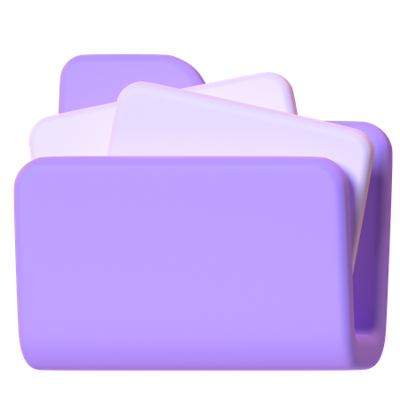 Carpeta de archivos  3D Icon