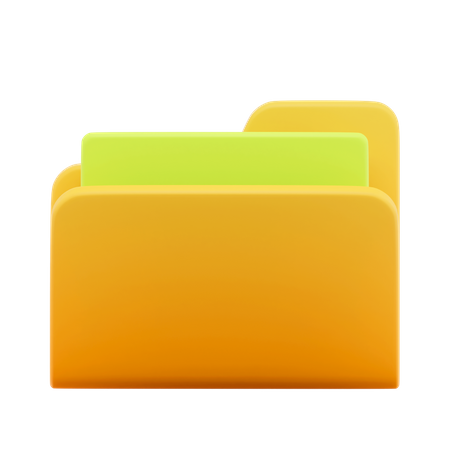 Carpeta de archivos  3D Icon