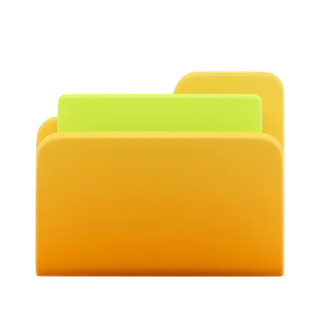 Carpeta de archivos  3D Icon