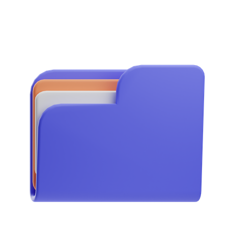 Carpeta de archivos  3D Icon