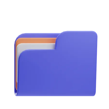 Carpeta de archivos  3D Icon