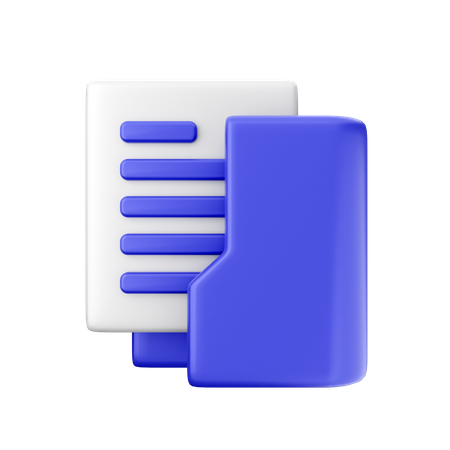 Carpeta de archivos  3D Icon