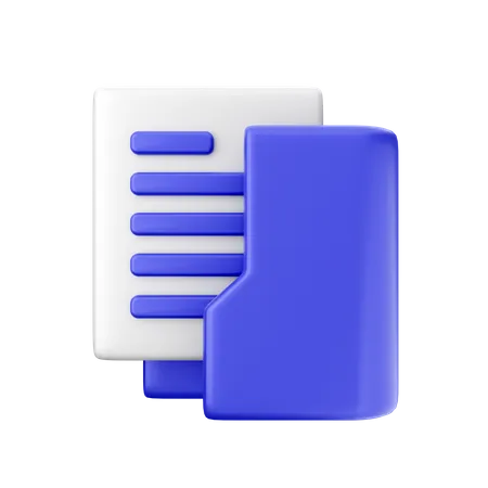 Carpeta de archivos  3D Icon