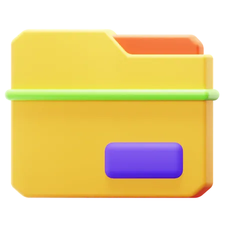 Carpeta de archivos  3D Icon