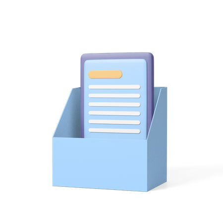 Carpeta de archivos  3D Icon