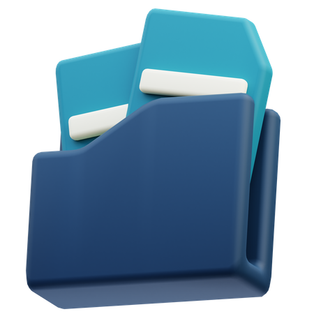 Carpeta de archivos  3D Icon