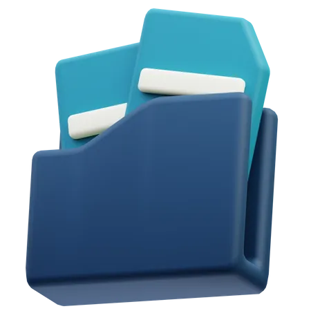 Carpeta de archivos  3D Icon