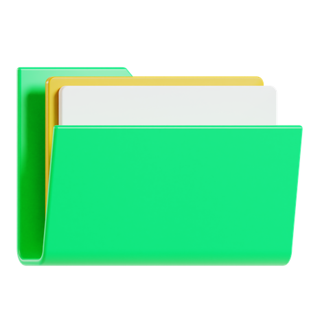 Carpeta de archivos  3D Icon