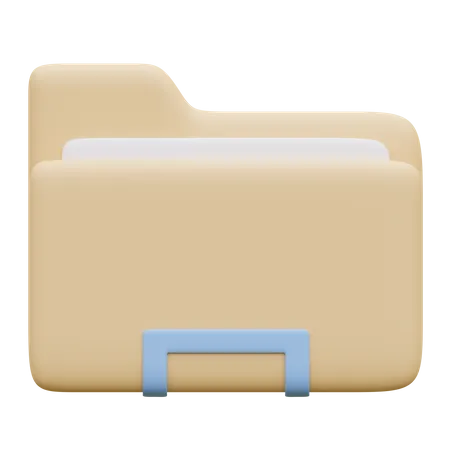 Carpeta de archivos  3D Icon