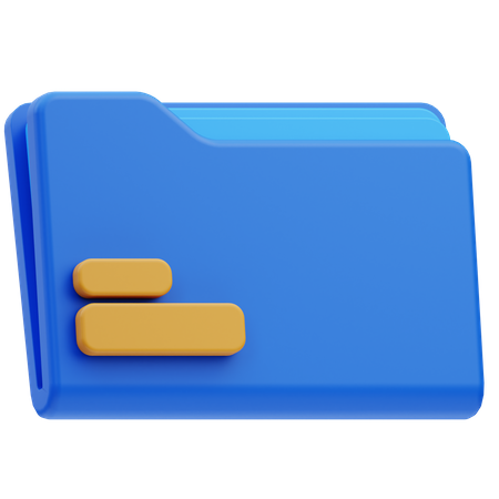 Carpeta de archivos  3D Icon