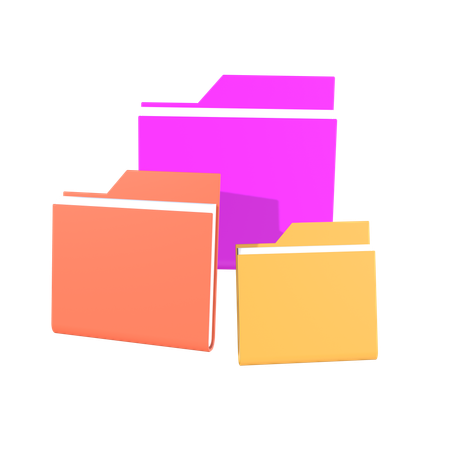 Carpeta de archivos  3D Icon