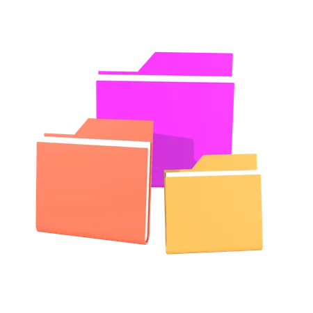 Carpeta de archivos  3D Icon