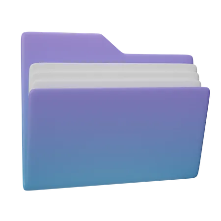 Carpeta de archivos  3D Icon