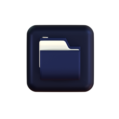 Carpeta de archivos  3D Icon