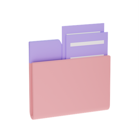 Carpeta de archivos  3D Icon