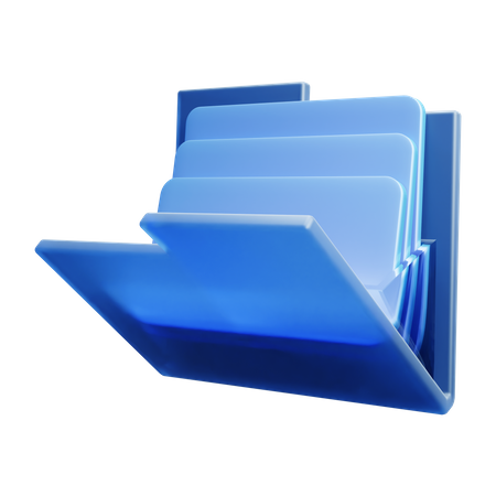 Carpeta de archivos  3D Icon