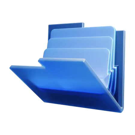 Carpeta de archivos  3D Icon