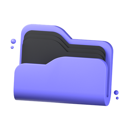 Carpeta de archivos  3D Icon