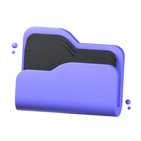 Carpeta de archivos  3D Icon